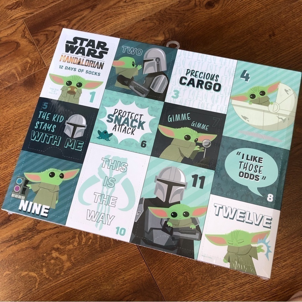 Star Wars: The Mandalorian 12 days of socks advent calendar